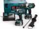 Makita DLX2145TJ 18V Li-Ion accu klopboor-/schroefmachine (DHP458) & slagschroevendraaier (DTD152)